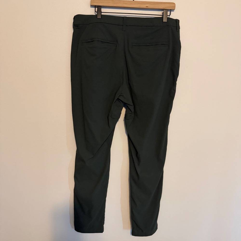 Lululemon ABC‎ Slim-Fit Golf Trouser 32" green 36 athletic performance casual - Picture 4 of 6